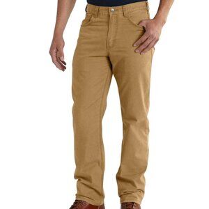 Carhartt 5-Pocket Pant Relaxed Fit Rugged Flex Canvas Hickory 102517 38x30